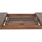 Gartenmöbel Set 8-Sitzer CESANA Akazienholz Dunkelbraun