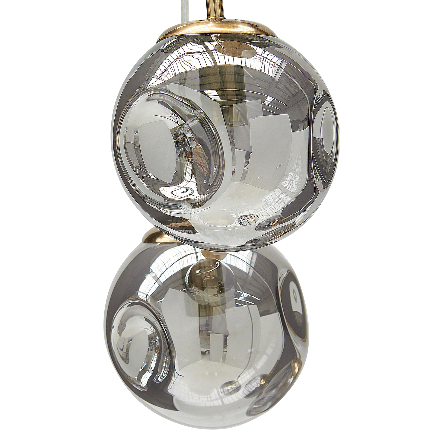 Hängelampe RALFES Glas Messing