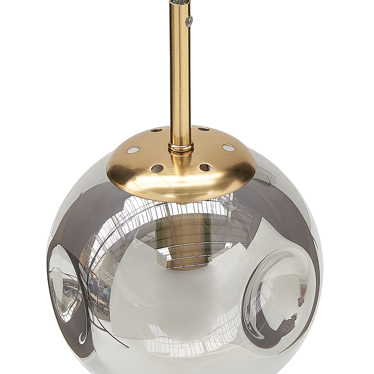 Hängelampe RALFES Glas Messing