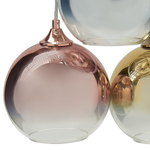 Hängelampe TOOMA Glas Messing