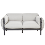 Gartensofa Set 5-Sitzer ESPERIA Metall Grau