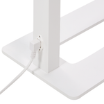 Stehlampe LED Metall weiss 196 cm rechteckig ORION