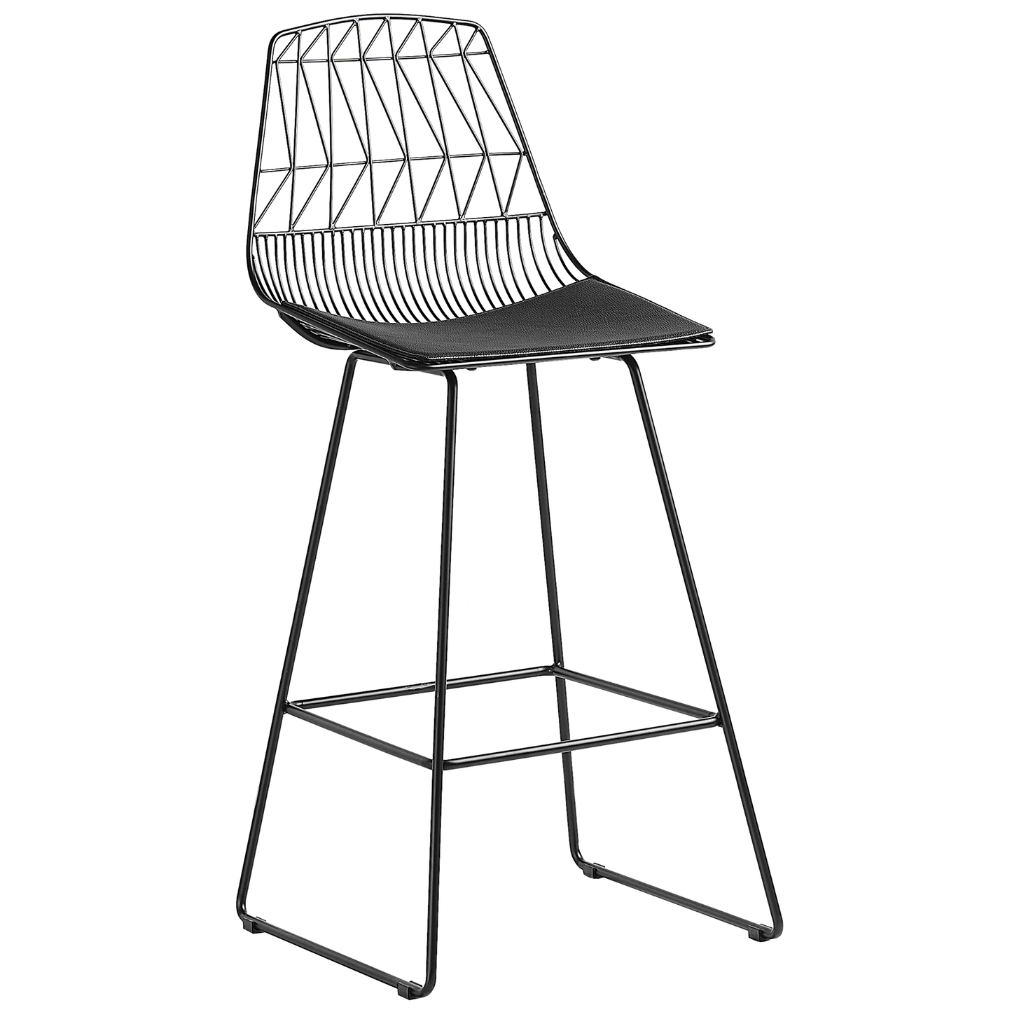 Set mit 2 Barstühlen PRESTON Metall Schwarz