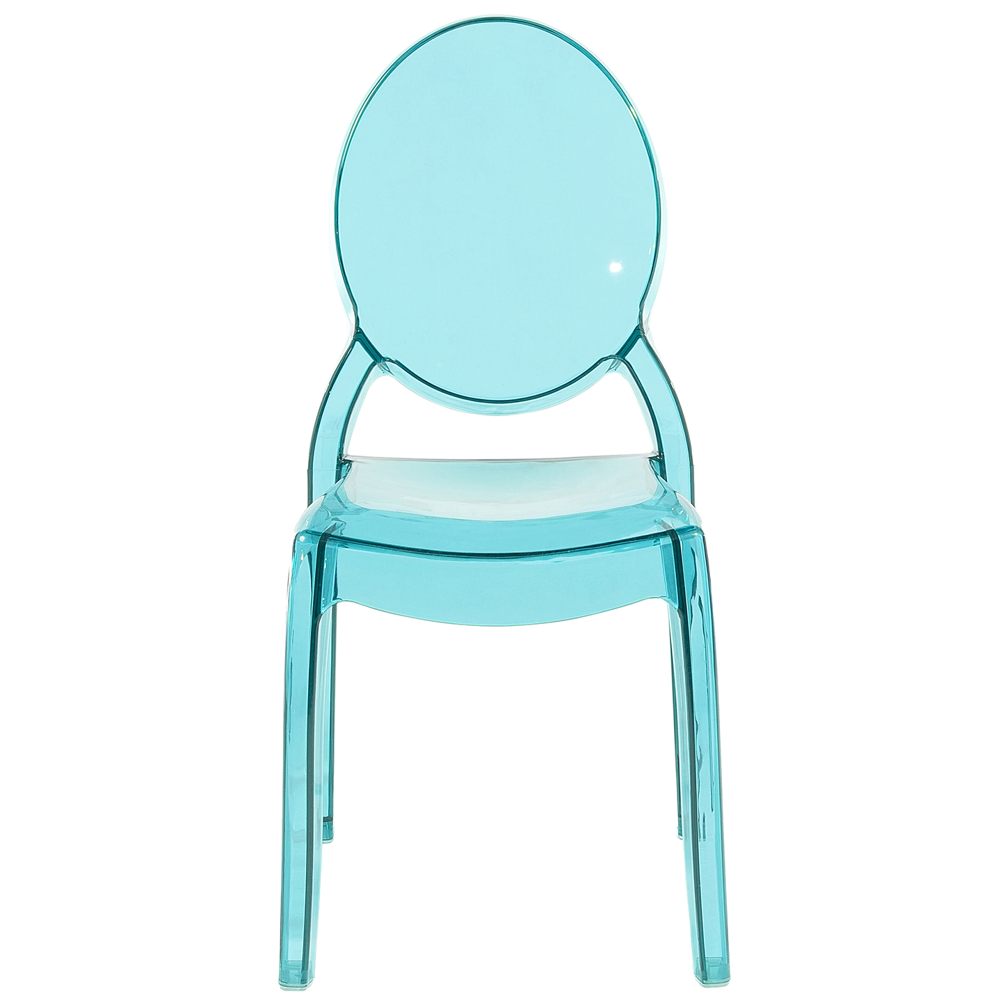 Bankettstuhl 4er Set Blau MERTON