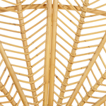 Bett mit Lattenrost Rattan FLORENTINE 180 x 200 cm Hellbraun