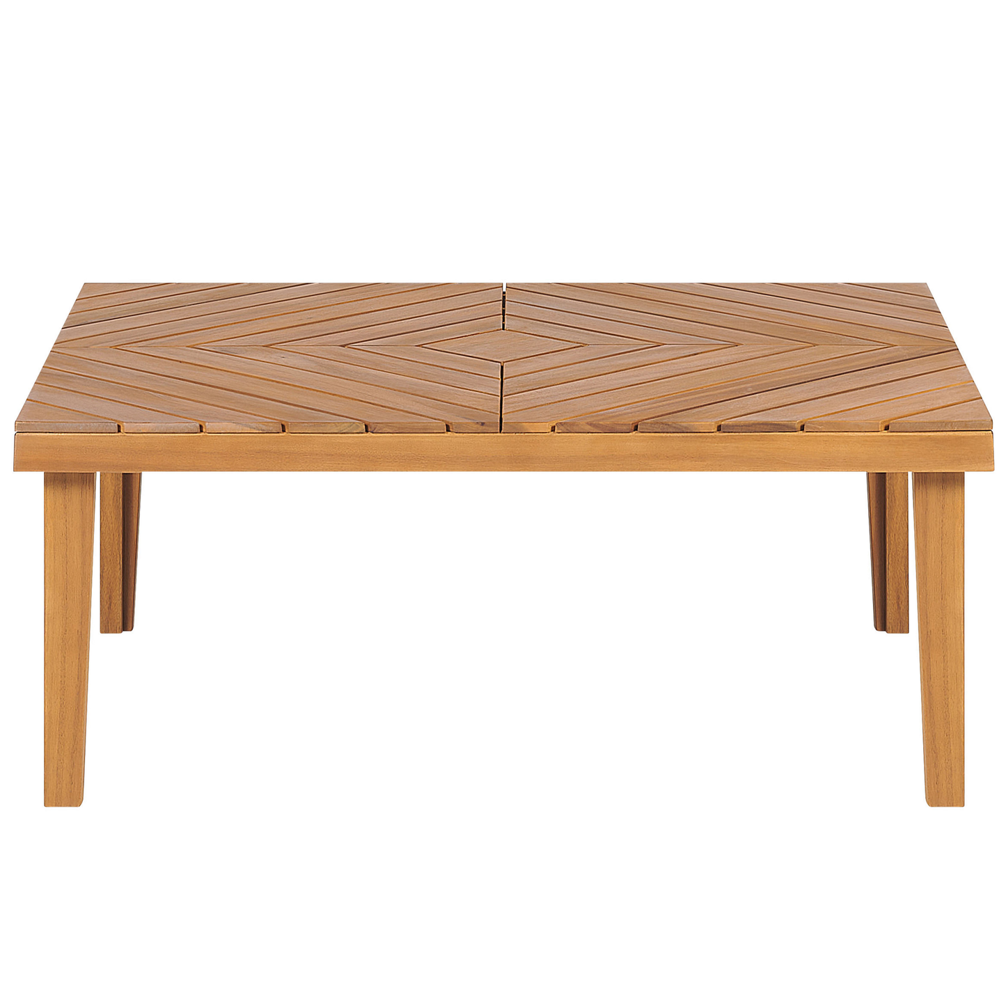 Garten Ecksofa mit Tisch 4-Sitzer BARATTI linksseitig Akazienholz Braun