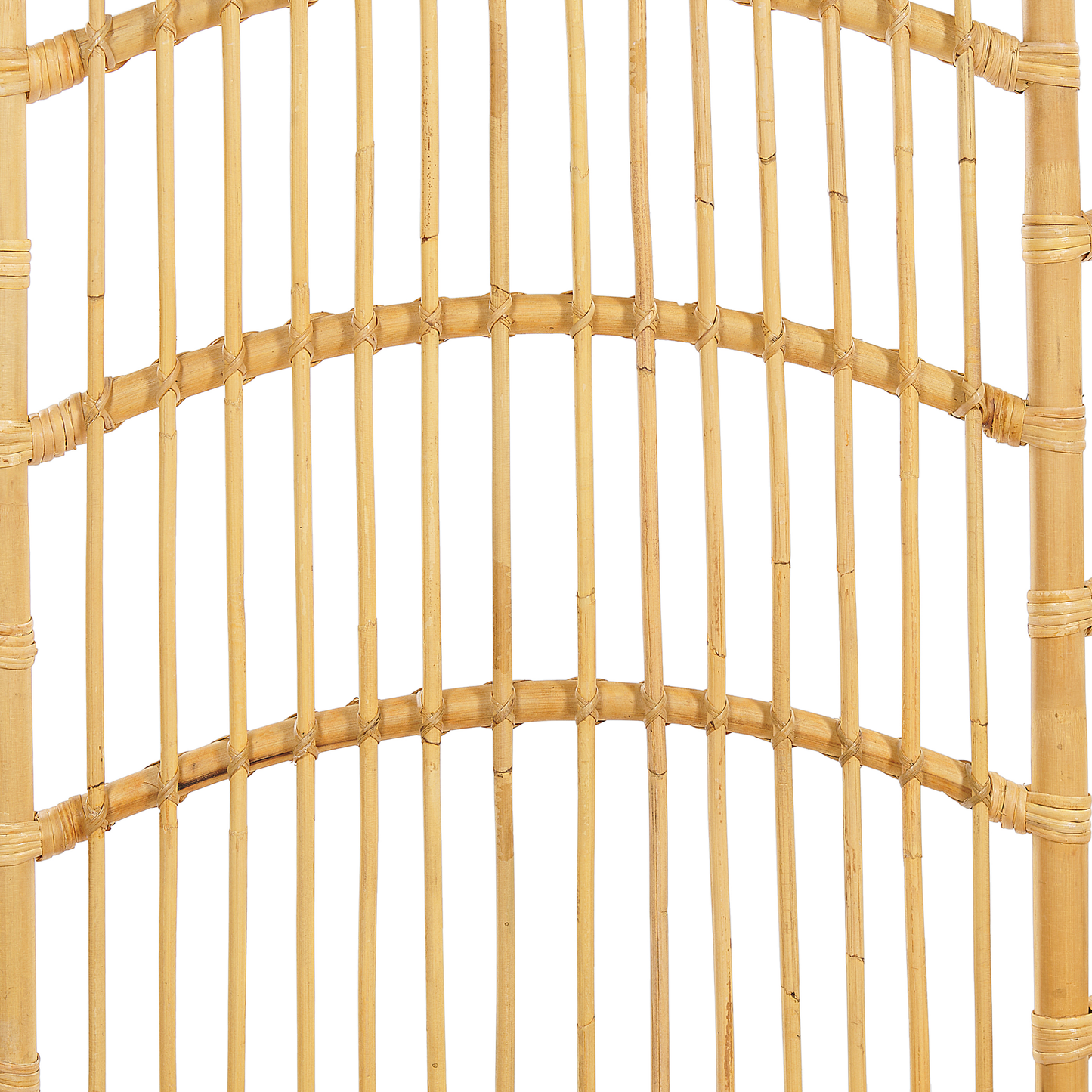 Bett mit Lattenrost Rattan DOMEYROT 140 x 200 cm Hellbraun