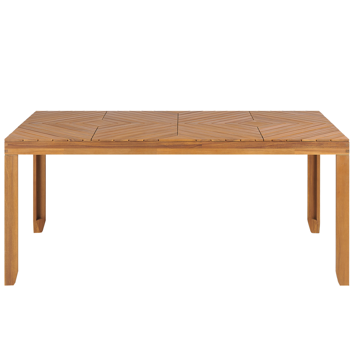 Gartenmöbel Set 4-Sitzer BARATTI Akazienholz Braun