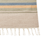 Kelim Teppich Baumwolle mehrfarbig 140 x 200 cm geometrisches Muster Kurzflor APARAN