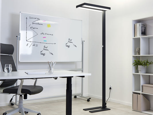 LED Stehlampe TAURUS mit Dimmer Metall Schwarz