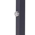 LED Stehlampe TAURUS mit Dimmer Metall Schwarz