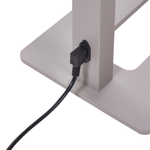 LED Stehlampe TAURUS mit Dimmer Metall Silber