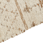 Teppich Baumwolle / Nutzhanf beige 200 x 300 cm zweiseitig SANAO