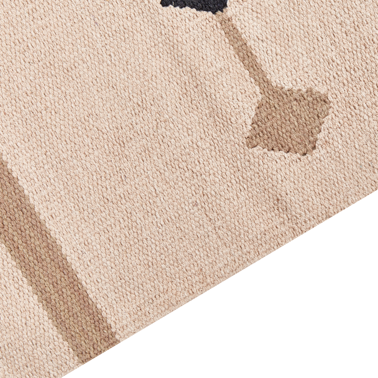 Kelim Teppich Baumwolle mehrfarbig 160 x 230 cm geometrisches Muster Kurzflor BERDIK