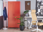 Büroschrank VARNA Metall Rot
