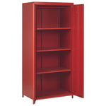 Büroschrank VARNA Metall Rot