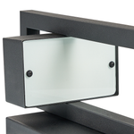 LED Aussenwandleuchte KELTY Schwarz