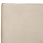 Bett mit Stauraum Samtstoff LAVAUR 160 x 200 cm Taupe