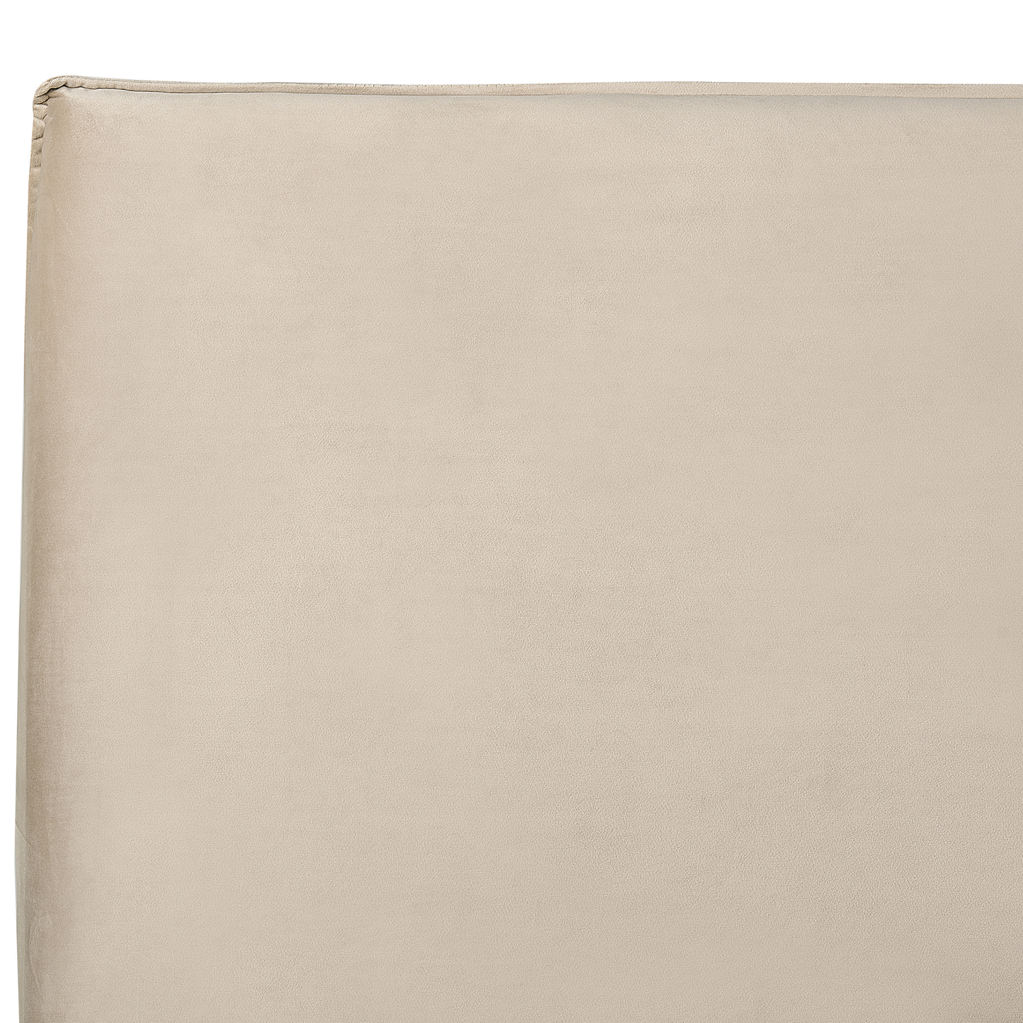 Bett mit Stauraum Samtstoff LAVAUR 180 x 200 cm Taupe