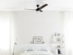 Deckenventilator mit Licht JIBOA mit Fernbedienung Schwarz