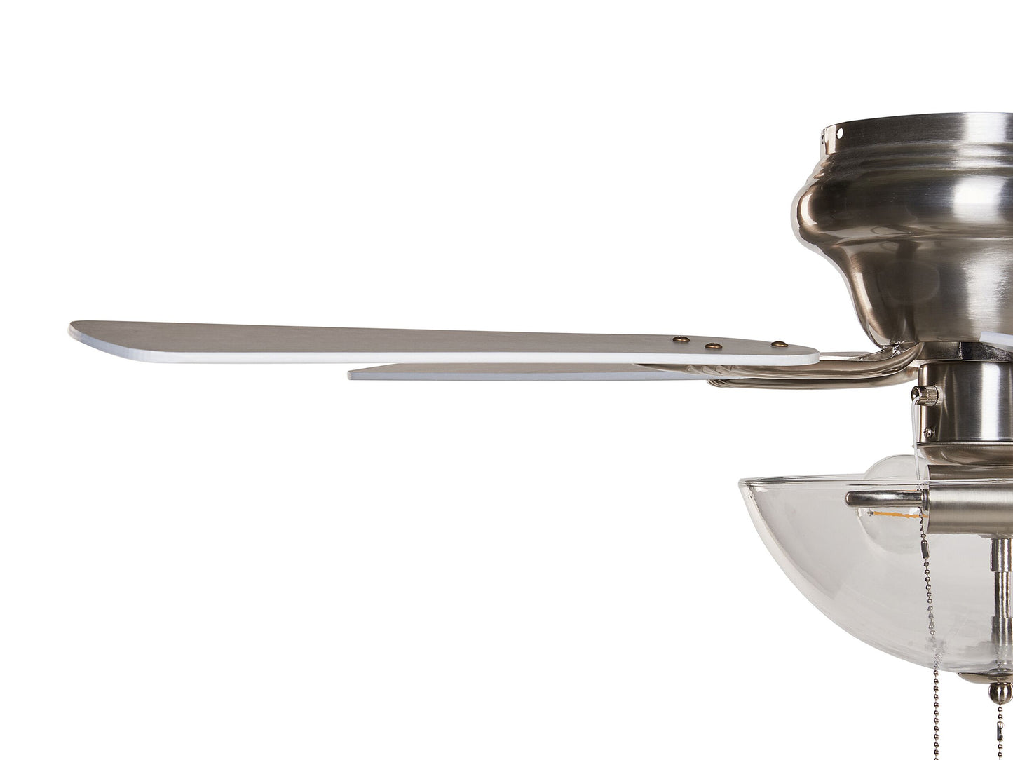 Deckenventilator mit Licht SIRAMA Silber