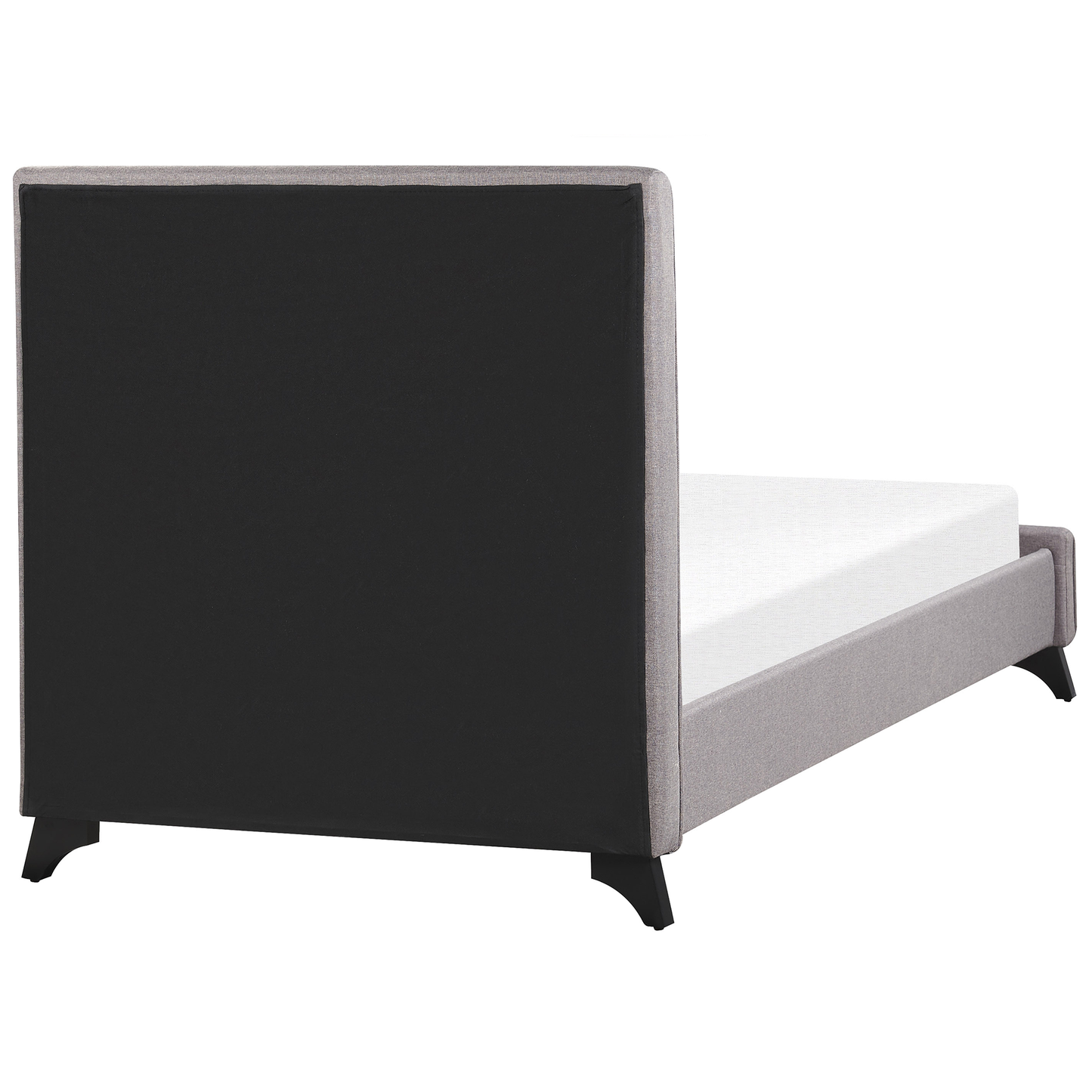 Bett mit Lattenrost Stoff AMBASSADOR 90 x 200 cm Grau