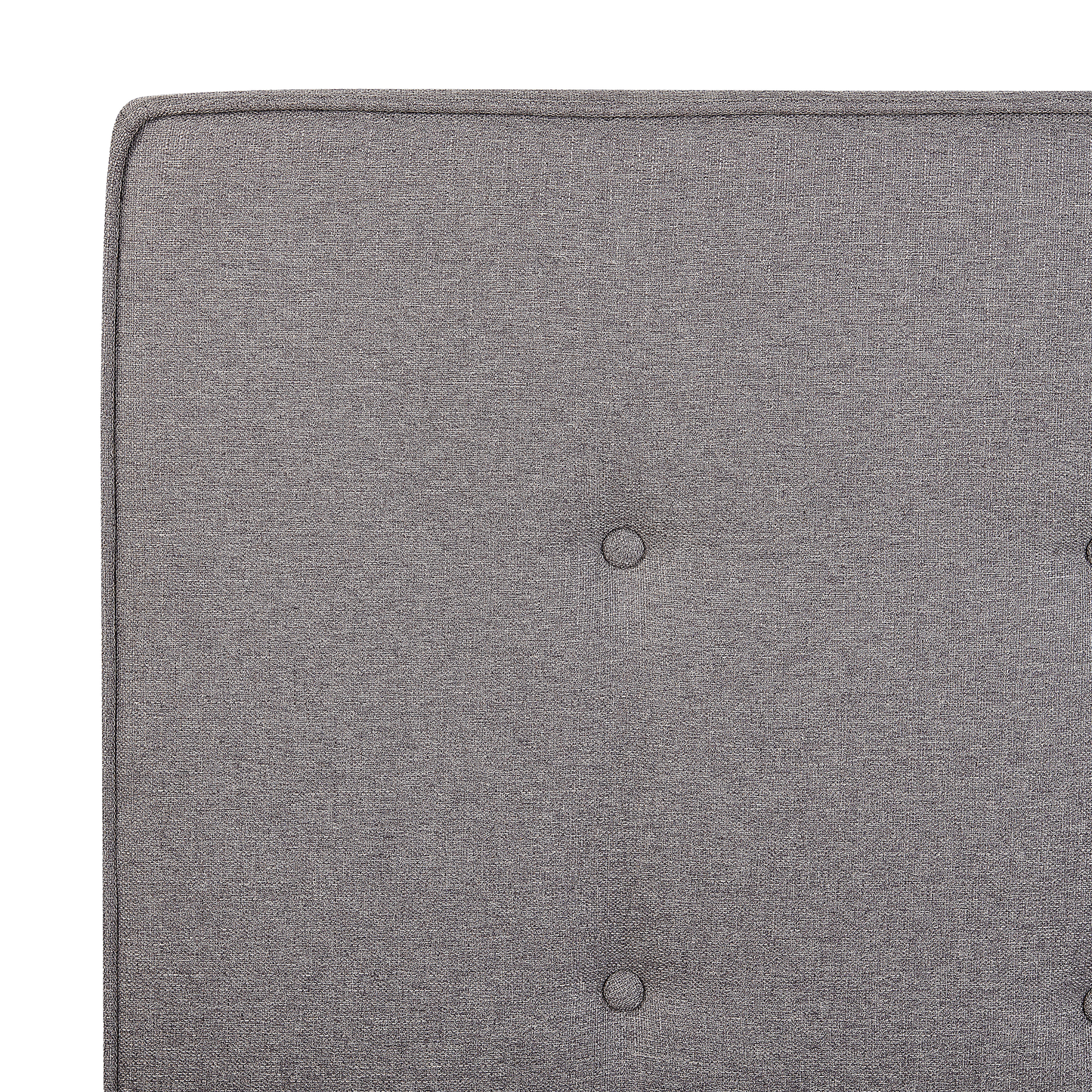Bett mit Lattenrost Stoff AMBASSADOR 90 x 200 cm Grau