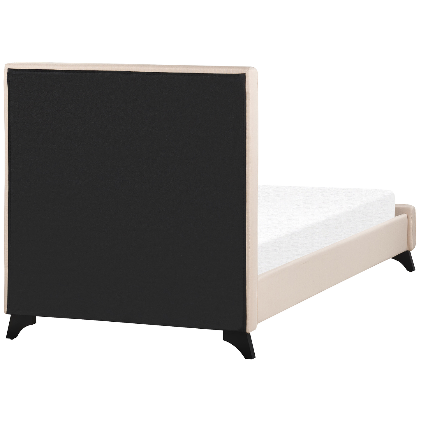 Bett mit Lattenrost Stoff AMBASSADOR 90 x 200 cm Beige