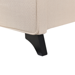 Bett mit Lattenrost Stoff AMBASSADOR 90 x 200 cm Beige