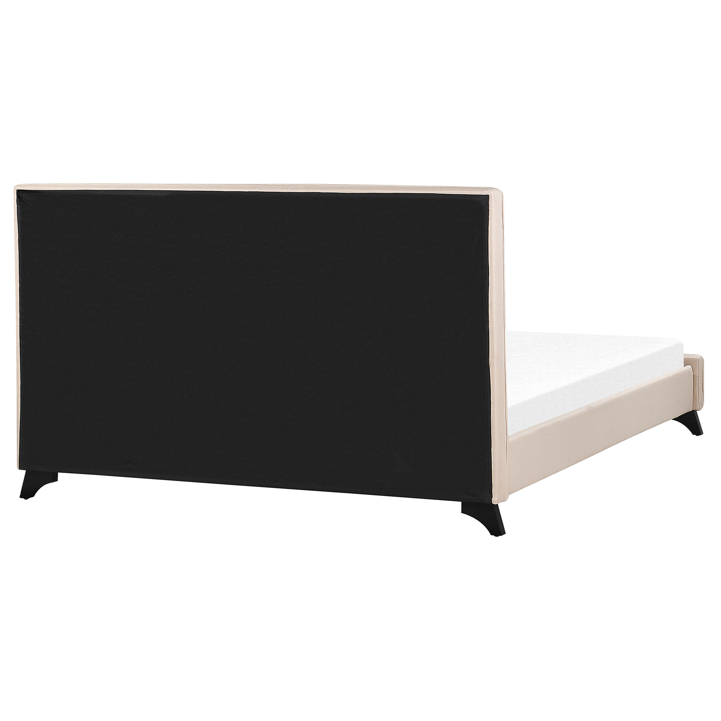 Bett mit Lattenrost Stoff AMBASSADOR 160 x 200 cm Beige
