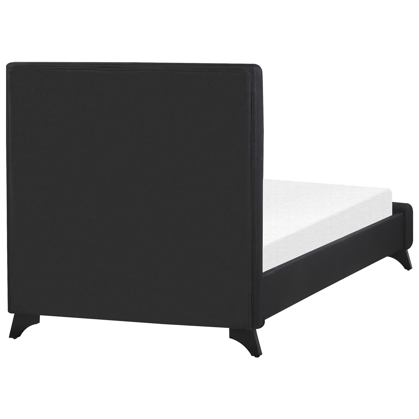 Bett mit Lattenrost Stoff AMBASSADOR 90 x 200 cm Schwarz