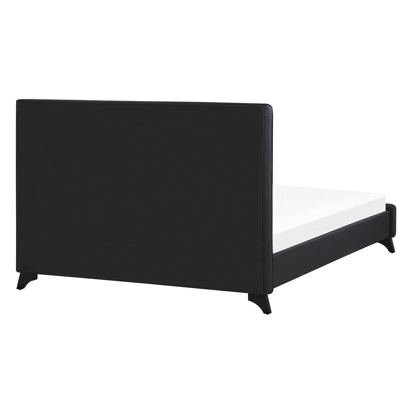 Bett mit Lattenrost Stoff AMBASSADOR 140 x 200 cm Schwarz