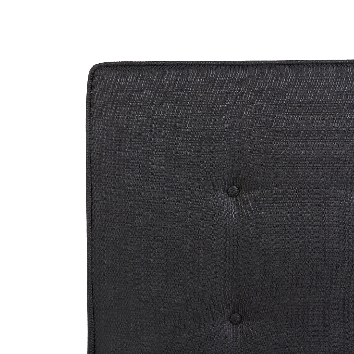 Bett mit Lattenrost Stoff AMBASSADOR 140 x 200 cm Schwarz