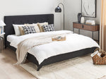 Bett mit Lattenrost Stoff AMBASSADOR 180 x 200 cm Schwarz