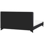 Bett mit Lattenrost Stoff AMBASSADOR 180 x 200 cm Schwarz