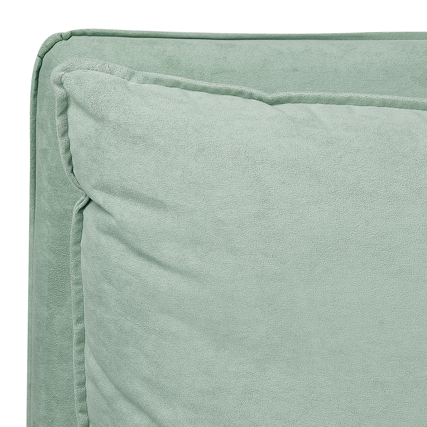 Bett mit Stauraum Samtstoff BAJONNA 180 x 200 cm Mintgrün