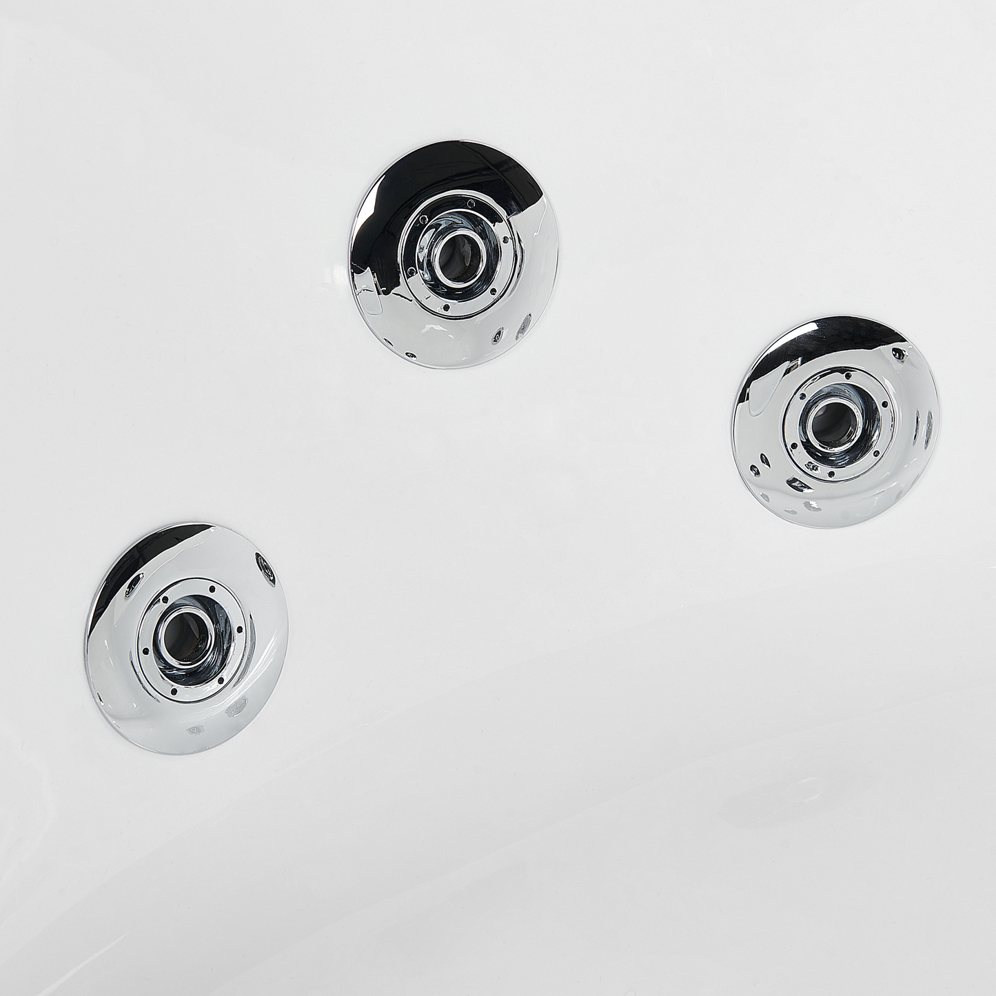 Whirlpool Badewanne weiss Eckmodell 150 x 150 cm CANTALLA