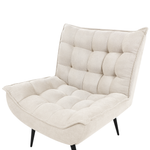 Sessel ALVESTA Stoff Hellbeige