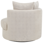 Drehsessel DALBY Stoff Hellbeige