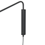 Wandlampe PALENA verstellbar Rattan Naturfarben