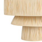 Hängelampe CHAMBO Papier Naturfarben