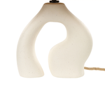 Tischleuchte BARBAS Keramik Naturfarben