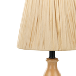 Tischleuchte MORONA Holz Naturfarben