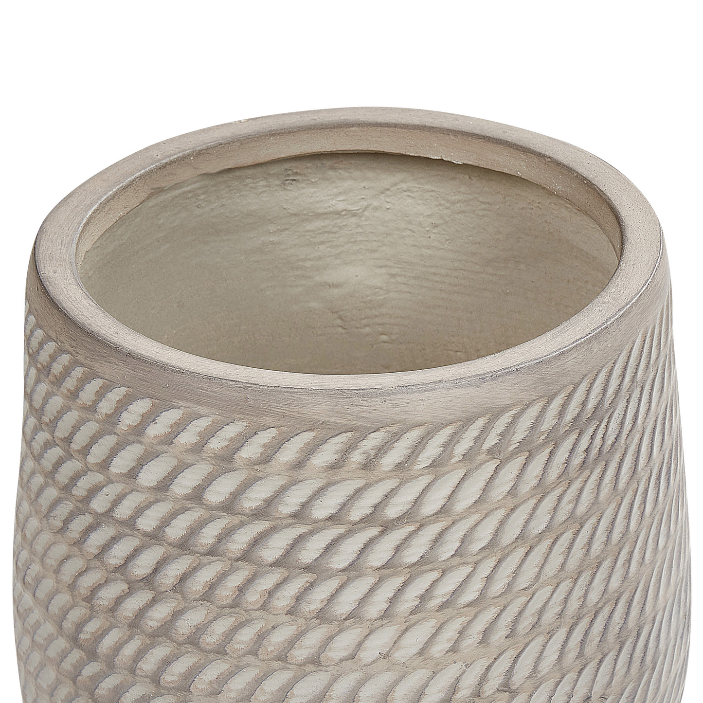 Blumenkübel LIVADIA Stein 27 cm Taupe