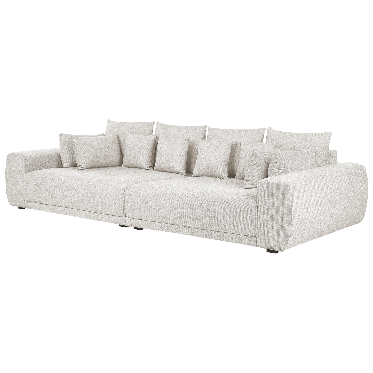 Wohnlandschaft beige 4-Sitzer TORPO