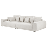 Wohnlandschaft beige 4-Sitzer TORPO