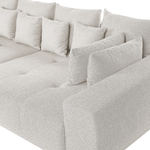 Wohnlandschaft beige 4-Sitzer TORPO