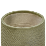 Blumentopf olivgrün rund 39 x 39 x 44 cm LIVADIA