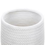 Blumenkübel LIVADIA Stein 39 cm Cremeweiss