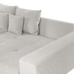 Wohnlandschaft beige 4-Sitzer TORPO